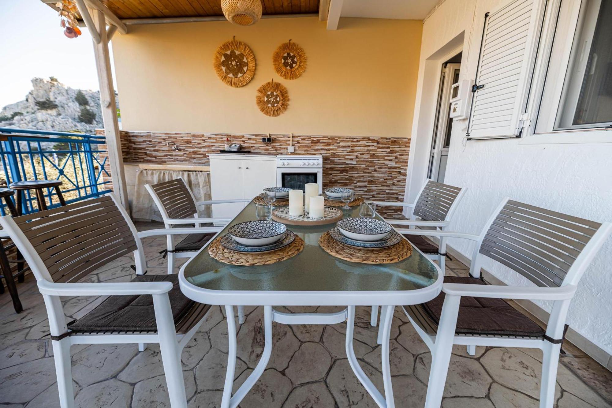 Aperanto Galazio Apartment Archangelos  Ngoại thất bức ảnh