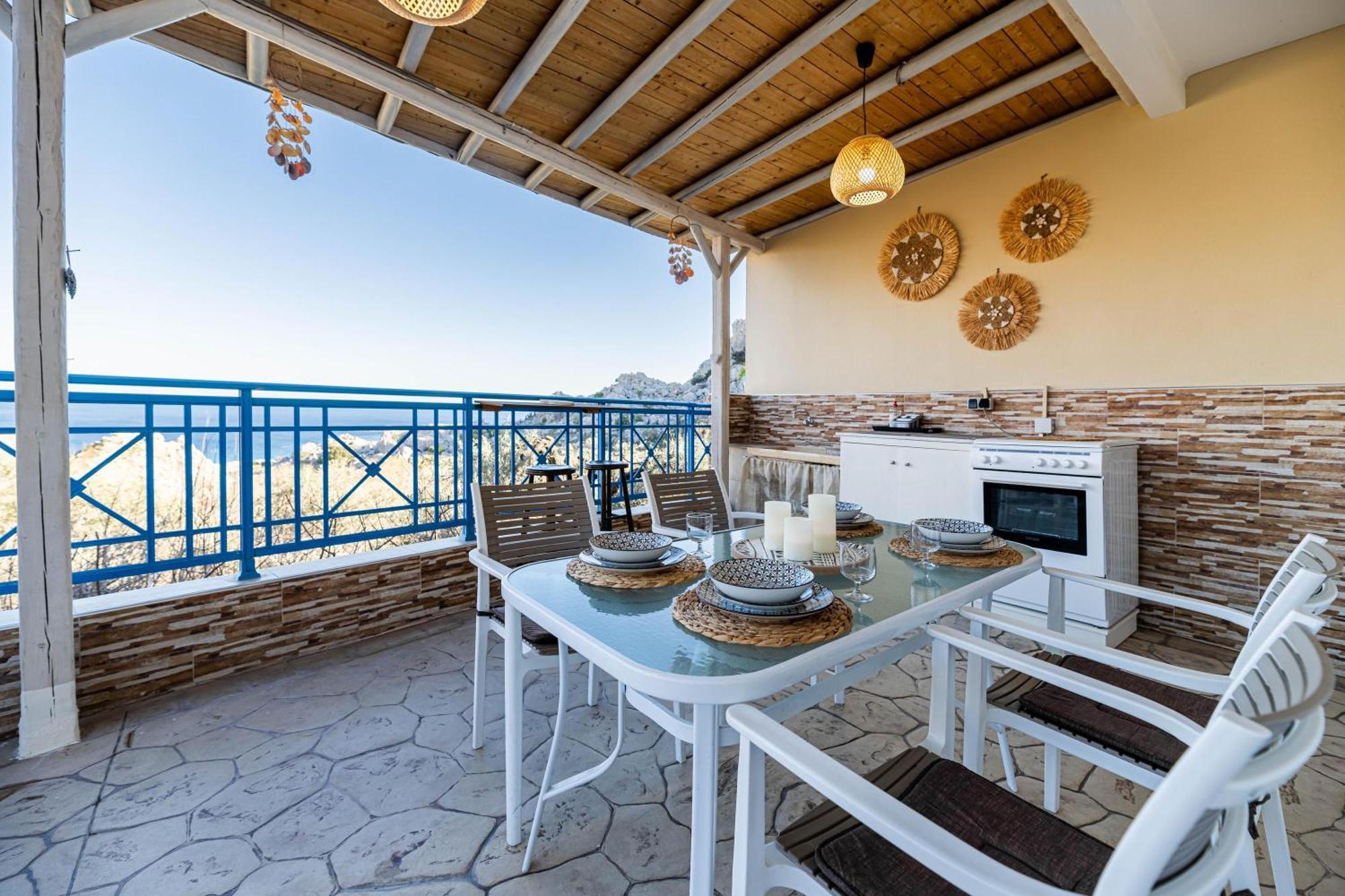 Aperanto Galazio Apartment Archangelos  Ngoại thất bức ảnh